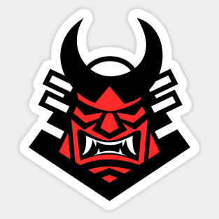 Samurai Mask Sticker